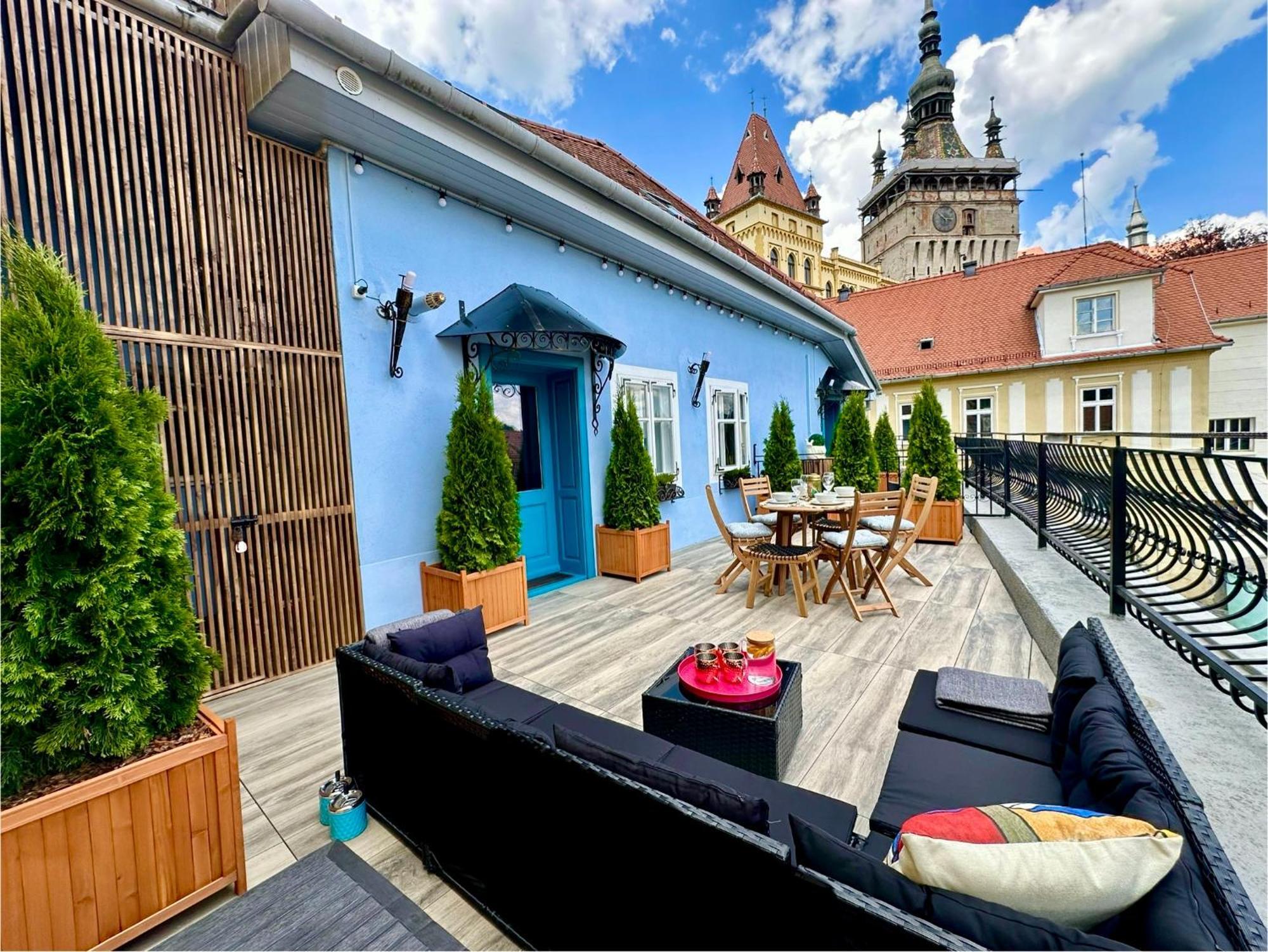 Casa Albastra By Casa Otto Appartement Sighişoara Buitenkant foto