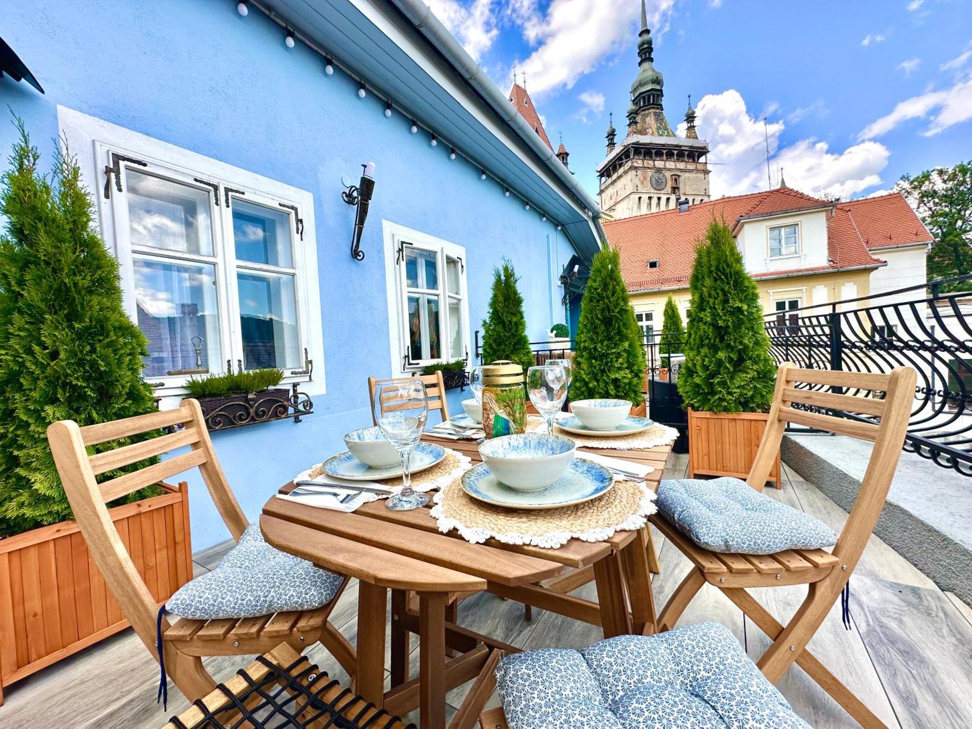 Casa Albastra By Casa Otto Appartement Sighişoara Buitenkant foto