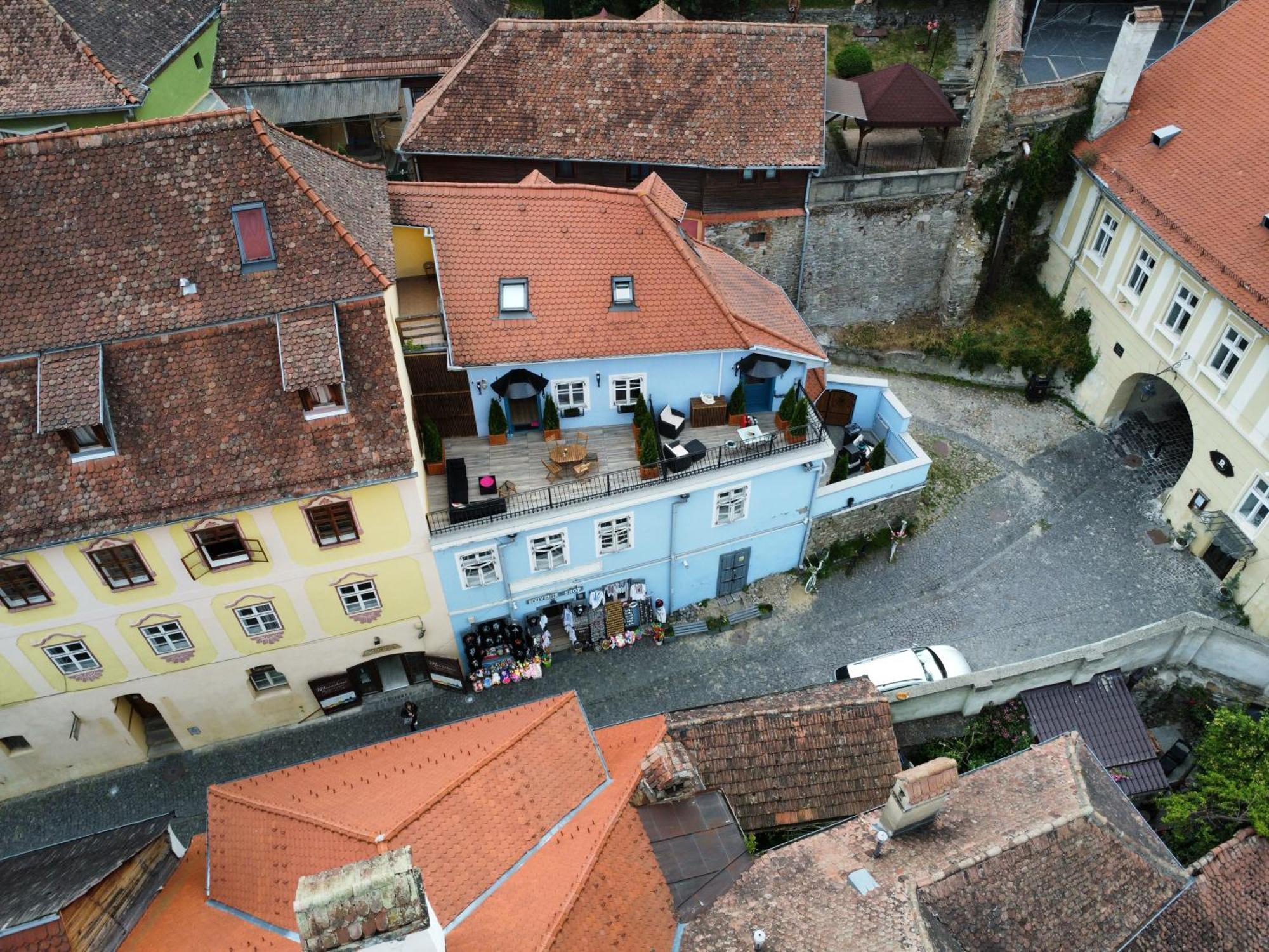 Casa Albastra By Casa Otto Appartement Sighişoara Buitenkant foto