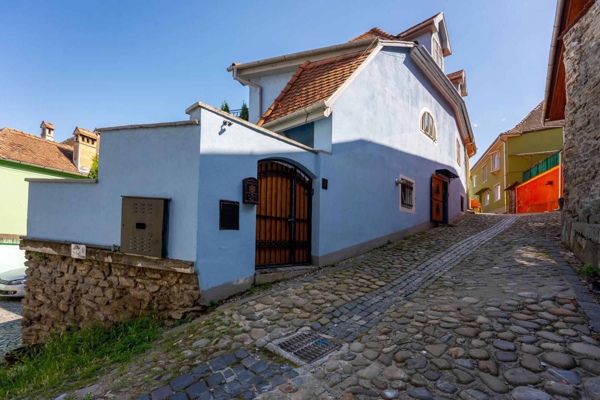 Casa Albastra By Casa Otto Appartement Sighişoara Buitenkant foto